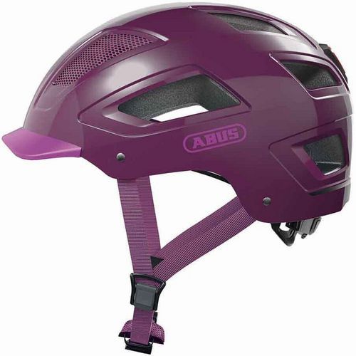 Casque vélo ville - ABUS - HYBAN 2.0 violet