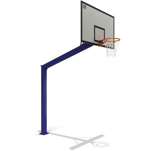 But de basketball extérieur Boston 3. 05m galvanisé peint et plastifié, sur platine