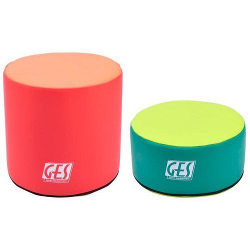 Poufs ronds GES - lot de 2