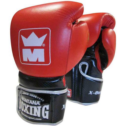 Gants multiboxes Montana X-Boxing rouge/noir