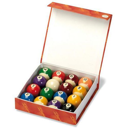 Boules de billard americain - lot de 16