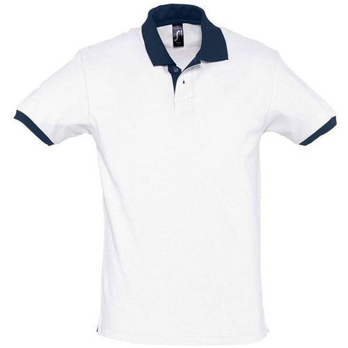 Polo personnalisable prince expert coton blancMarine