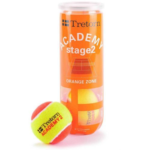 3 balles de tennis - Tretorn - academy stage 2