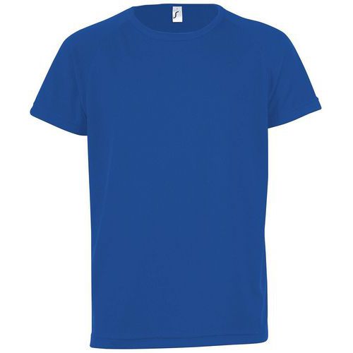 Tee-shirt personnalisable technic PES bleu royal