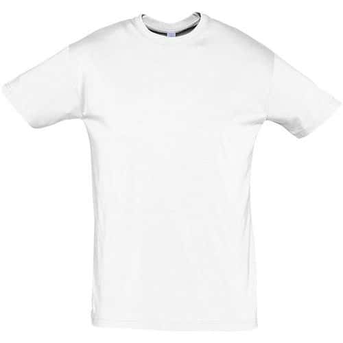 Tee-shirt personnalisable blanc active adulte 190 g