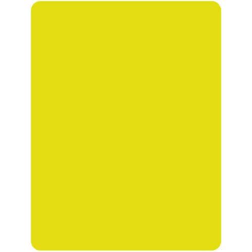 Carton d'arbitre jaune en PVC