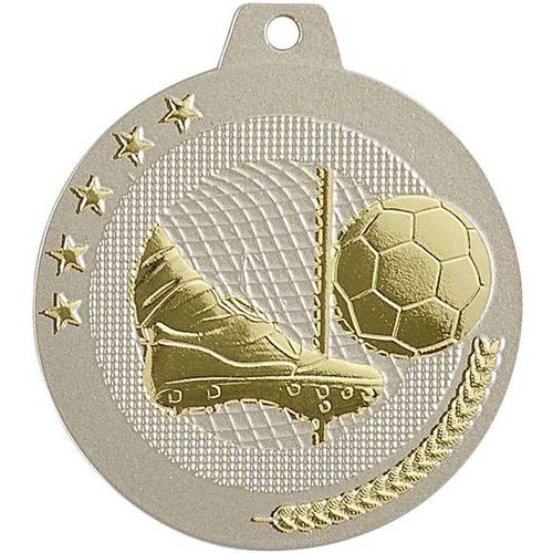 Médaille foot sable et or - highlight - 50mm
