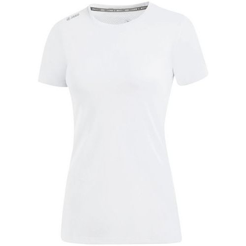 T-shirt running manches courtes femme - Jako - Run 2.0 Blanc