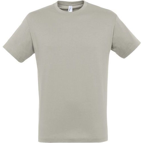 Tee-shirt personnalisable homme en coton GRIS CLAIR