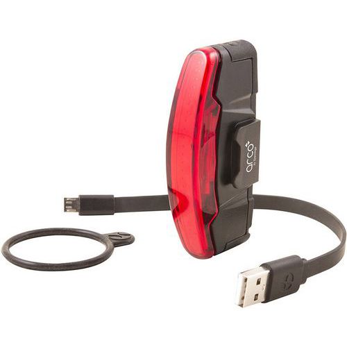 Eclairage vélo arrière - Spanninga rechargeable USB