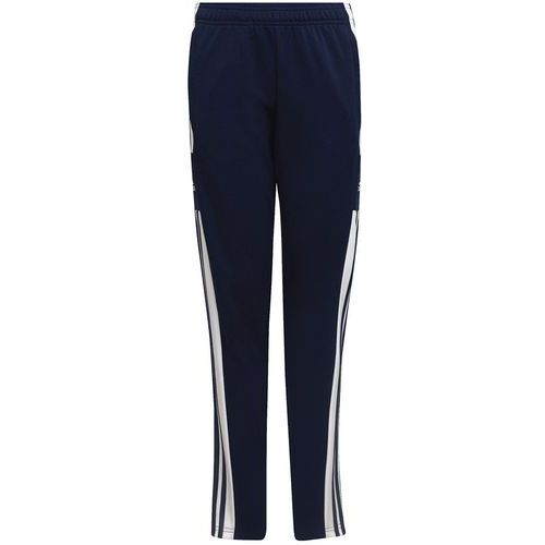 Pantalon de survêtement enfant - adidas - squadra 21 bleu marine/blanc