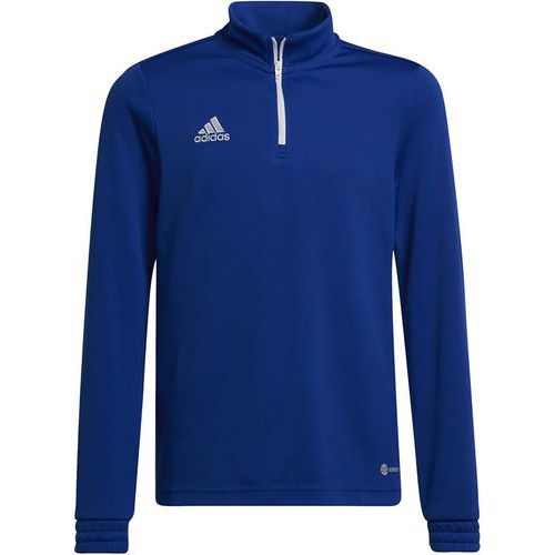 Sweat demi-zip enfant - adidas - entrada 22 training bleu royal