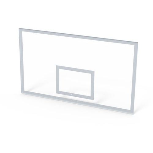 Panneau de basket rectangulaire - transparent 1,80 x 1,05 m