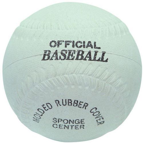 Balle de baseball 9'' caoutchouc - Tanga Sports