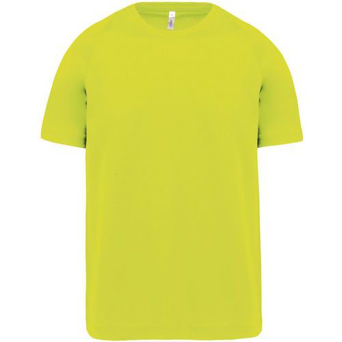 Tee shirt de sport enfant - ProAct - jaune fluo