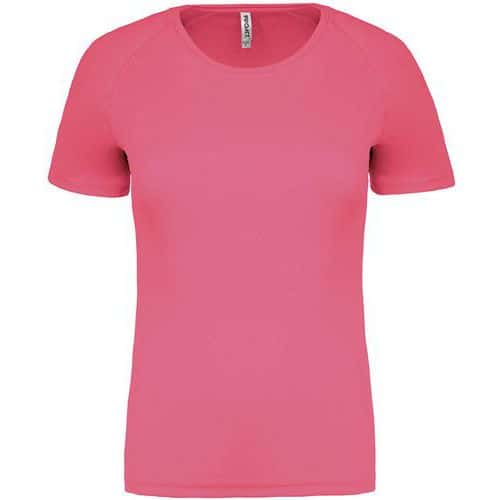 Tee shirt de sport femme - ProAct - rose fluo