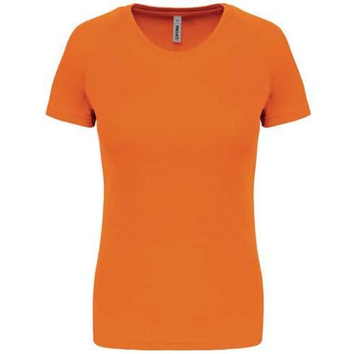 Tee shirt de sport femme - ProAct - orange fluo