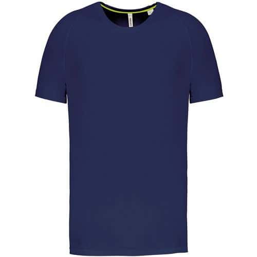Tee shirt de sport recyclé homme - ProAct - marine