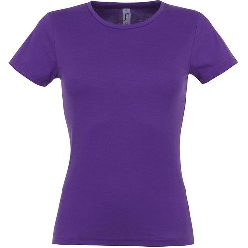 Tee-shirt personnalisable classic femme violetFoncé coton 150 g