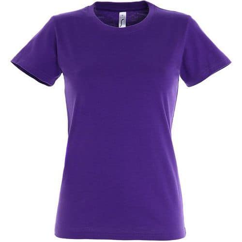 Tee-shirt personnalisable Active 190 g femme violet foncé
