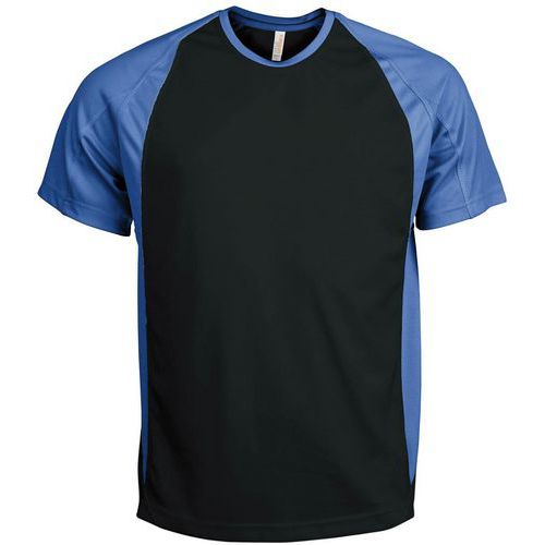 T-Shirt Bicolore PES Noir/Bleu