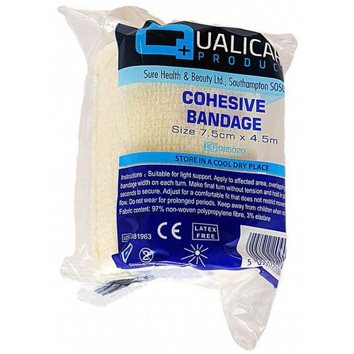 Bandage cohésif 7,5cm x 4,5m