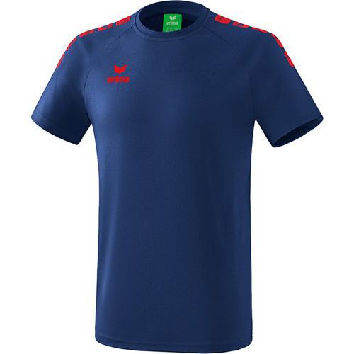 T-Shirt - Erima - 5-c essential new navy/rouge