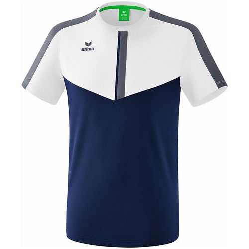 T-shirt - Erima - squad blanc/new navy/slate grey