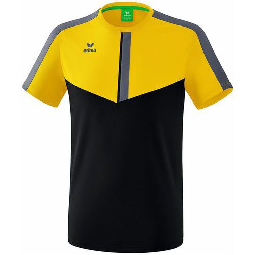 T-shirt - Erima - squad enfant jaune/noir/slate grey