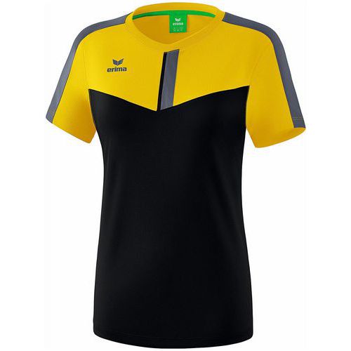T-shirt - Erima - squad femme jaune/noir/slate grey