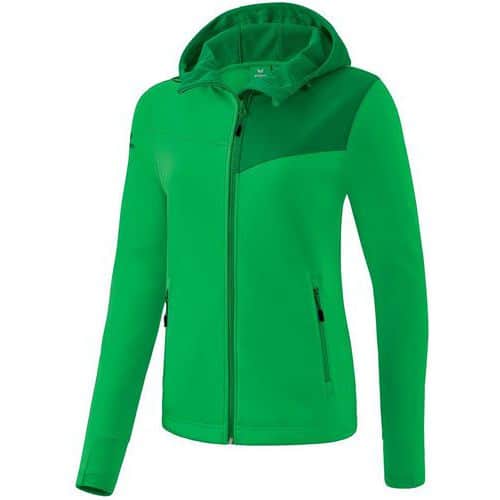 Veste softshell avec poignet passe pousse - Erima - Performance green/émeraude