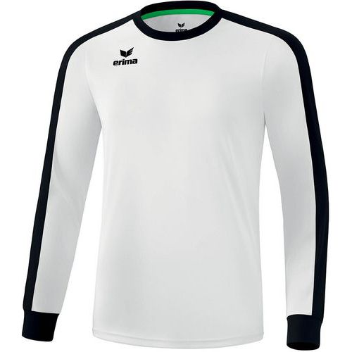 Maillot de foot manches longues enfant - Erima - Retro Star blanc/noir