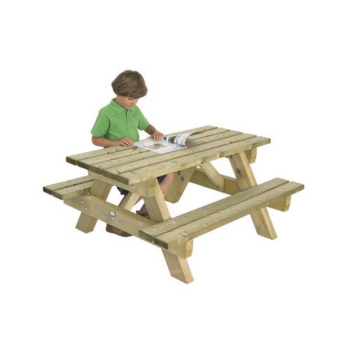 Table-banc enfant modèle Juracelle longueur 120 cm