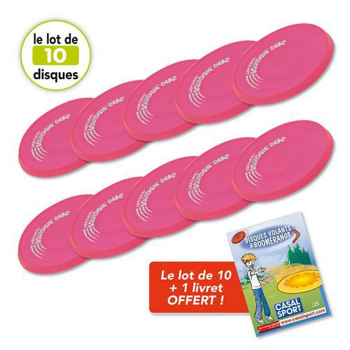 Disques volants squidgie aérobie - lot de 10