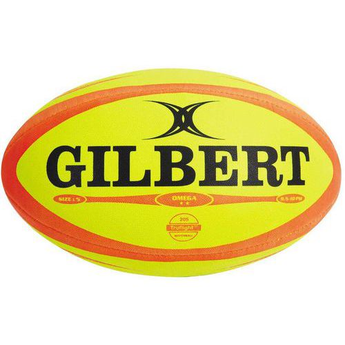 Ballon de rugby - Gilbert - omega fluo taille 4