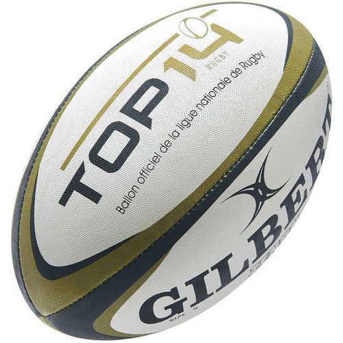 Ballon de rugby - Gilbert - replica officiel top 14 taille 5