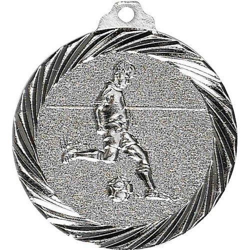 Médaille foot argent 32mm - Tir