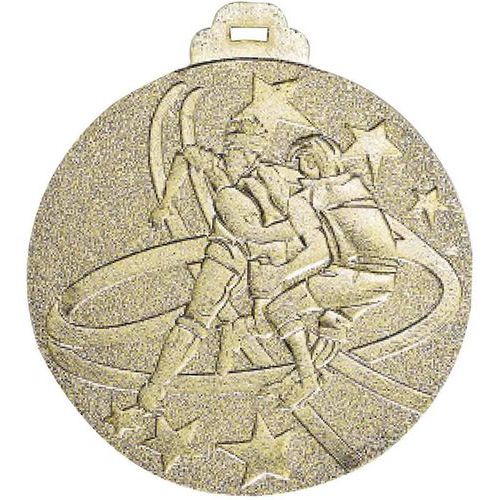Médaille rugby métal massif - 50mm