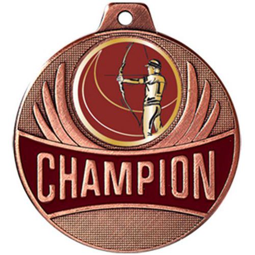 Médaille tir à l'arc - champion - 50mm