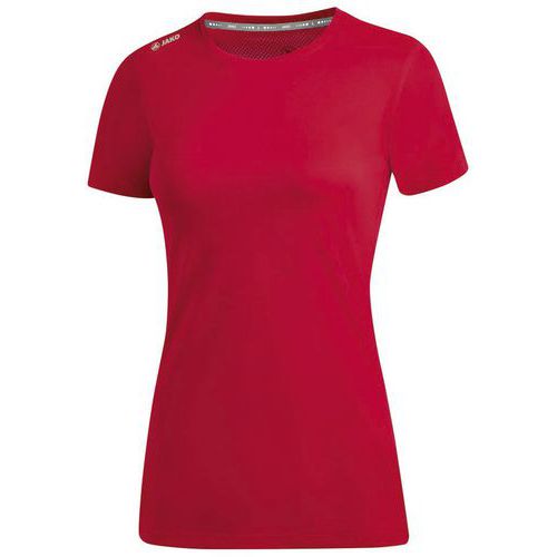 T-shirt running manches courtes femme - Jako - Run 2.0 Rouge