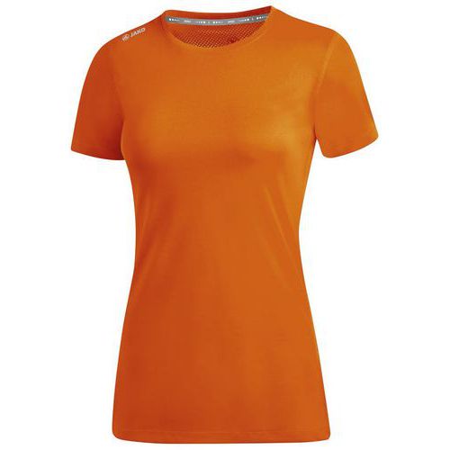 T-shirt running manches courtes femme - Jako - Run 2.0 Orange fluo
