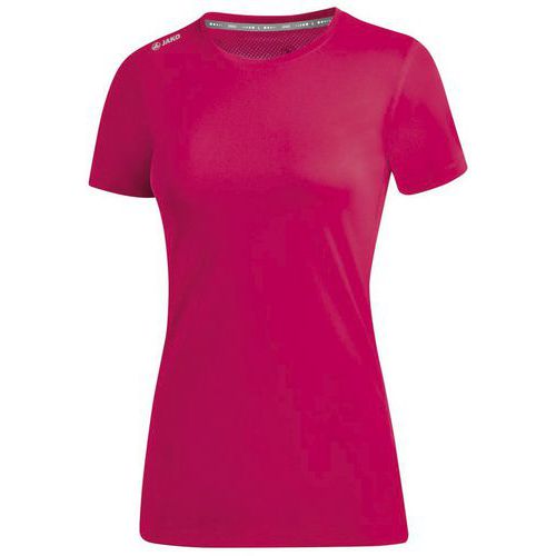 T-shirt running manches courtes femme - Jako - Run 2.0 Rose