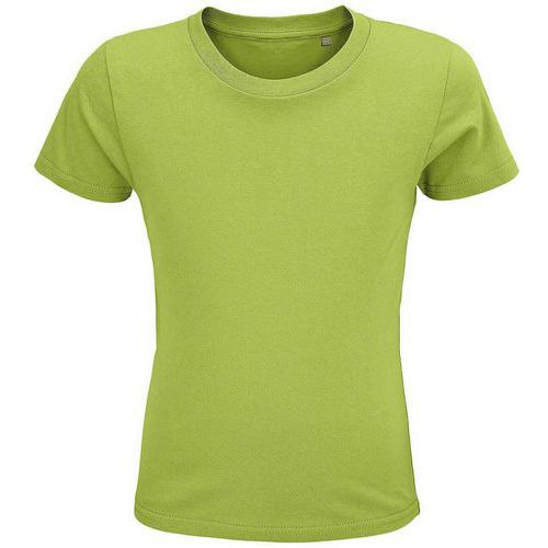 Tee-shirt personnalisable enfant coton organique bio Jersey 150 VERT POMME