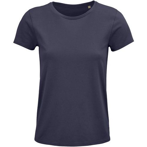 Tee-shirt personnalisable femme coton organique bio Jersey 150 GRIS SOURIS