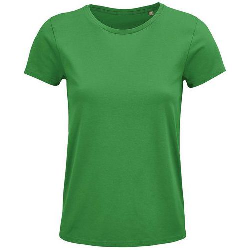 Tee-shirt personnalisable femme coton organique bio Jersey 150 VERT PRAIRIE