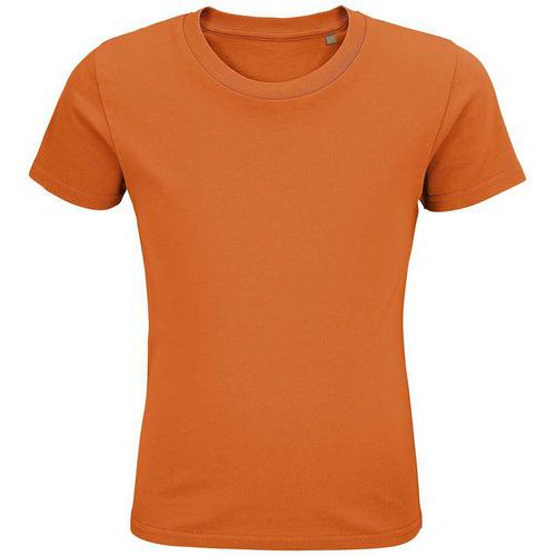 Tee-shirt personnalisable enfant coton organique bio Jersey 175 ORANGE