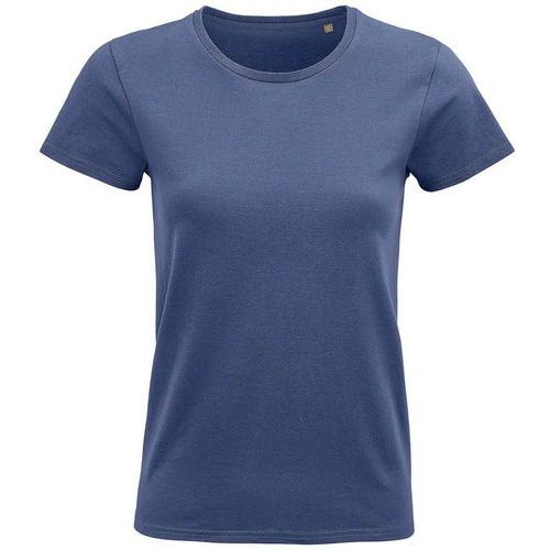 Tee-shirt personnalisable femme coton organique bio Jersey 175 DENIM