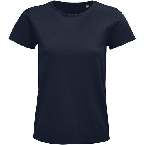 Tee-shirt personnalisable femme coton organique bio Jersey 175 FRENCH MARINE