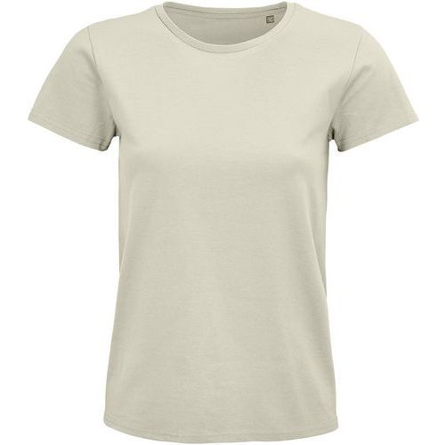 Tee-shirt personnalisable femme coton organique bio Jersey 175 NATUREL
