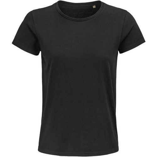 Tee-shirt personnalisable femme coton organique bio Jersey 175 NOIR PROFOND